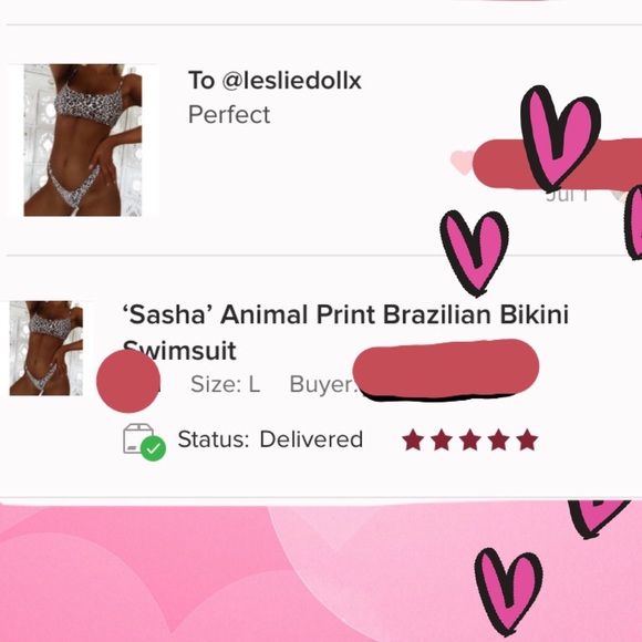 ‘Sasha’ Animal Print Brazilian Bikini - Picture 7 of 7